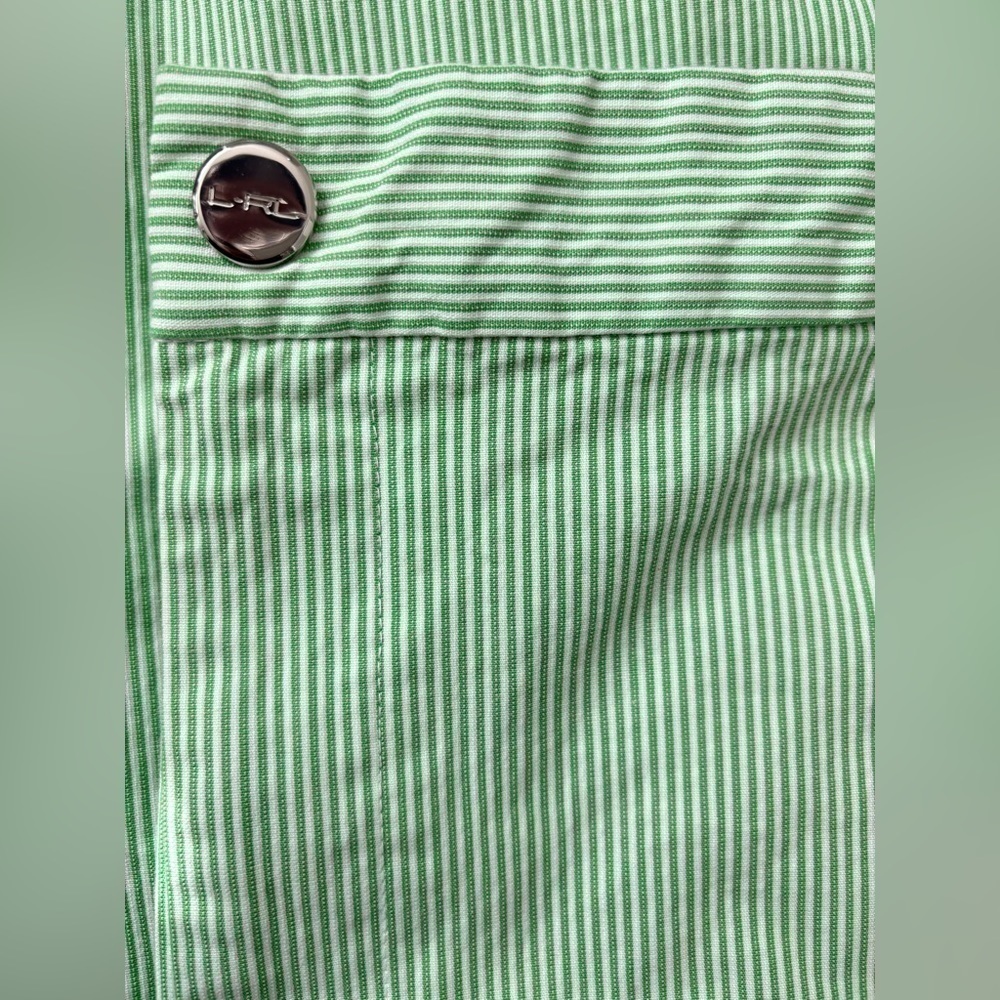 Ralph Lauren Active Striped Bermuda Shorts SZ 16 - Picture 6 of 7